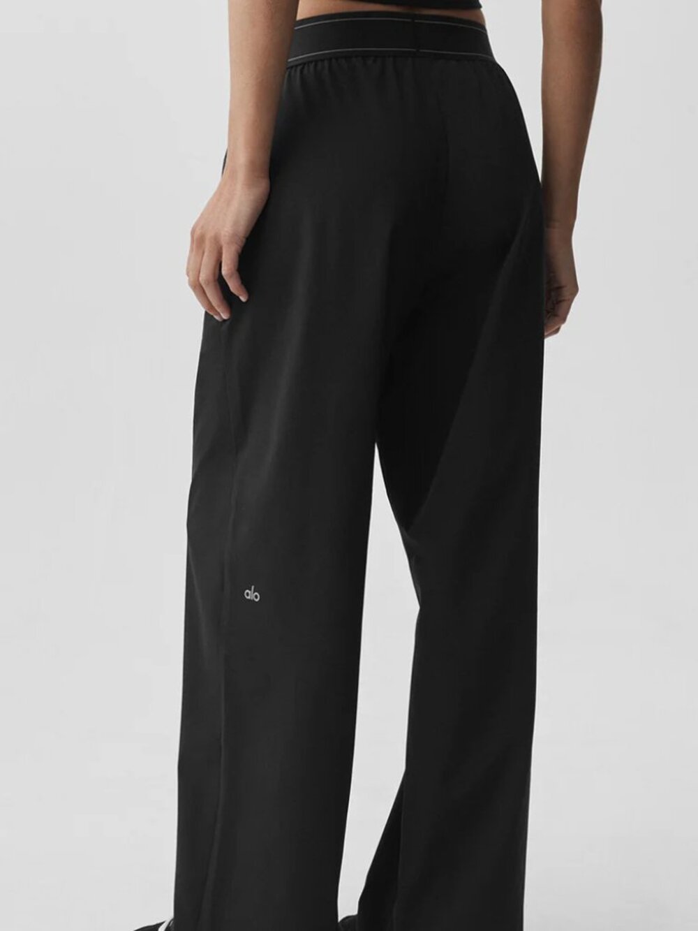 NWT🛒ALO Yoga Suit Up Trouser Black,Clean girl style - Picture 7 of 8